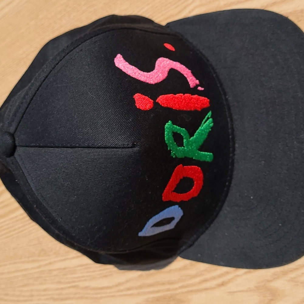 Black skater hat